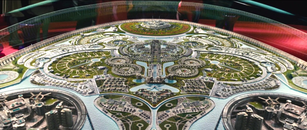 Aeon Flux planteamiento arquitectonico