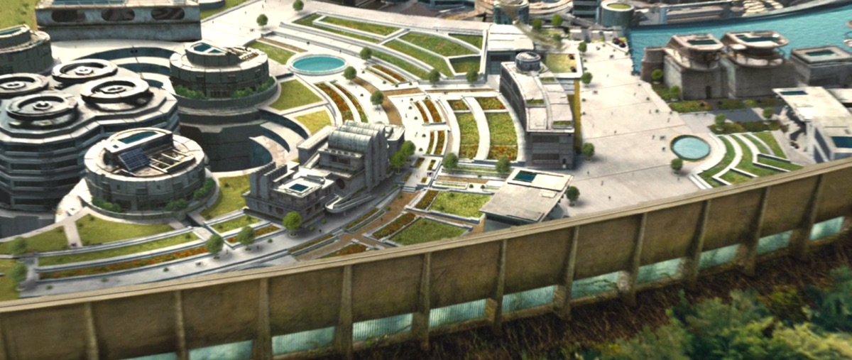 Aeon Flux planteamiento arquitectonico