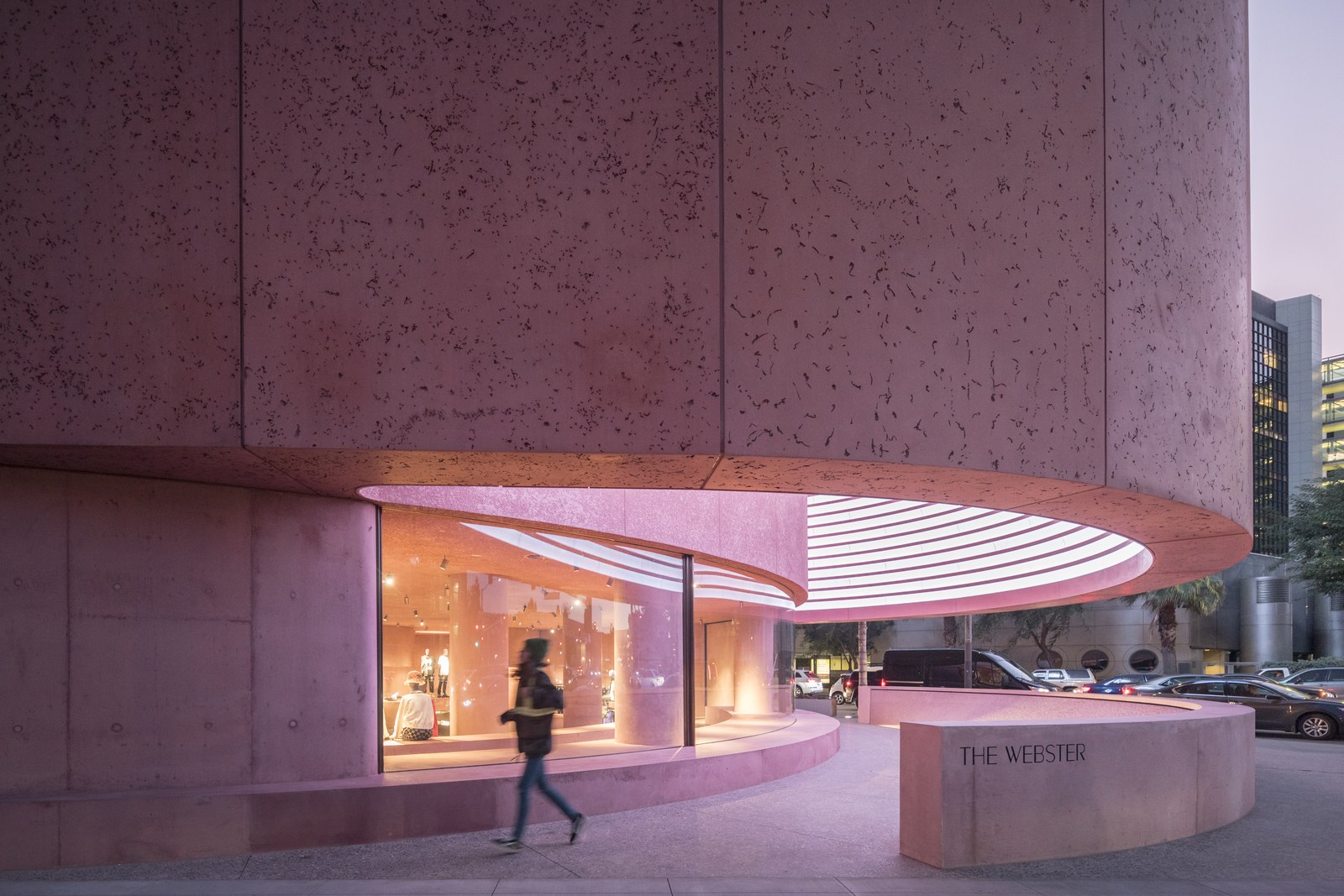the webster Boutique rosa por david adjaye