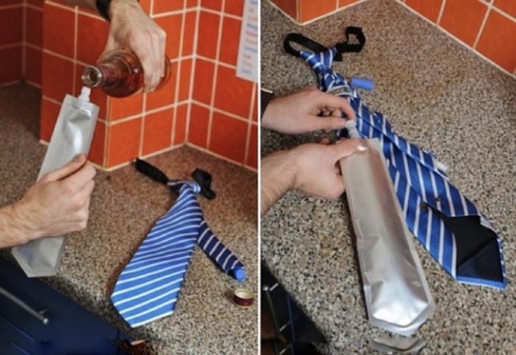 Corbata Petaca Flask Tie