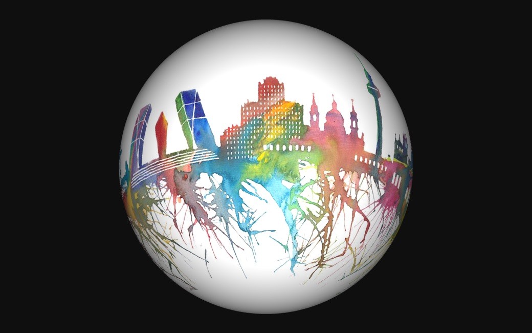 Convierte ciudades en planetas a partir de su skyline - Planeta Madrid Convierte ciudades en planetas a partir de su skyline - Planeta Madrid