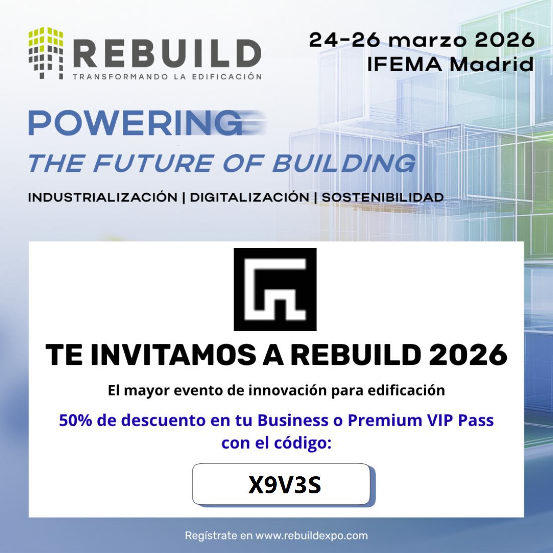 REBUILD 2026 descuento