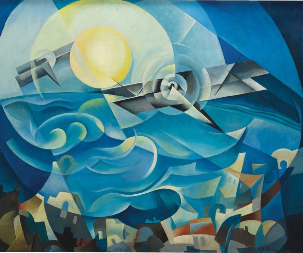Tullio Crali 1930 Raggiungendo Il Sole