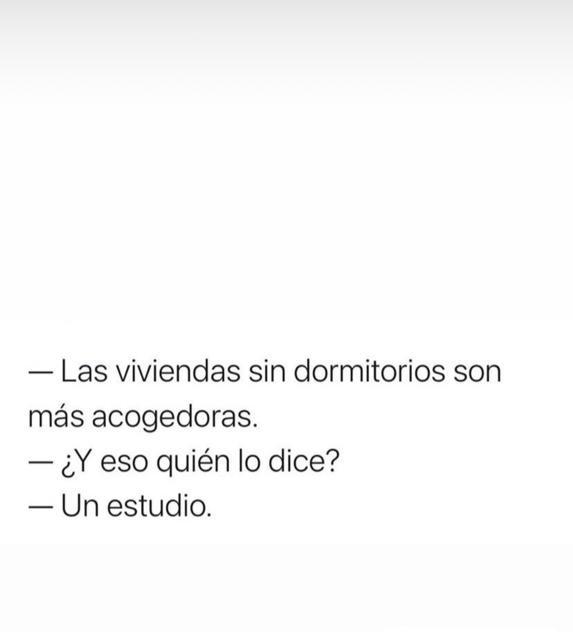 Viviendas sin dormitorios