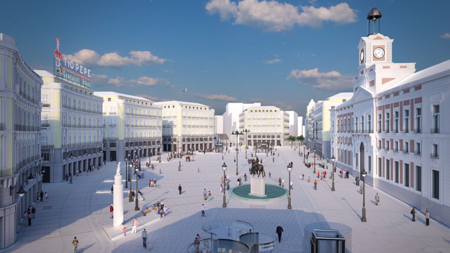Remodelación de la Puerta del Sol de Madrid
