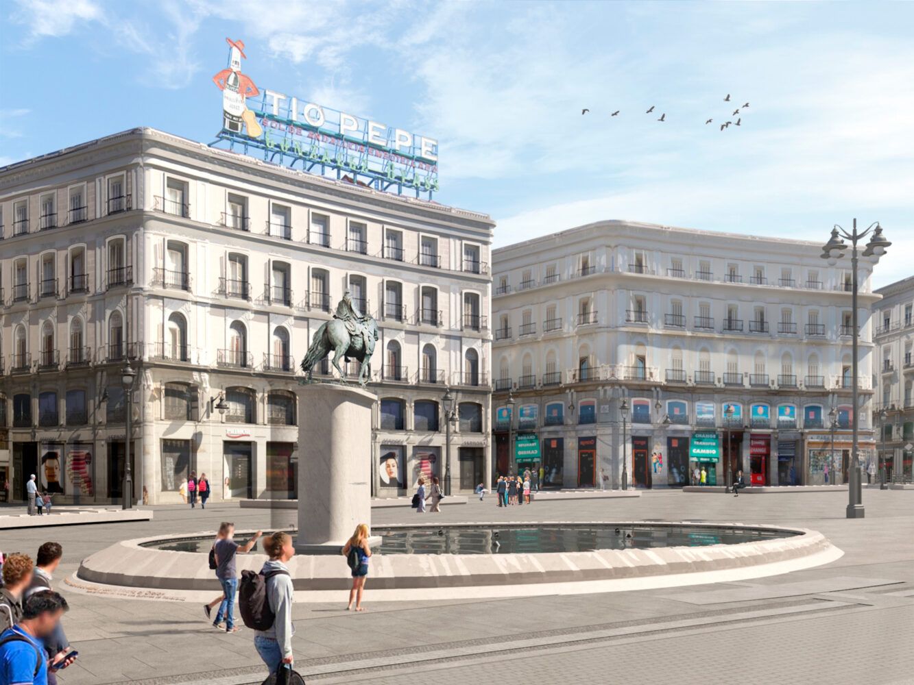 Remodelación de la Puerta del Sol de Madrid