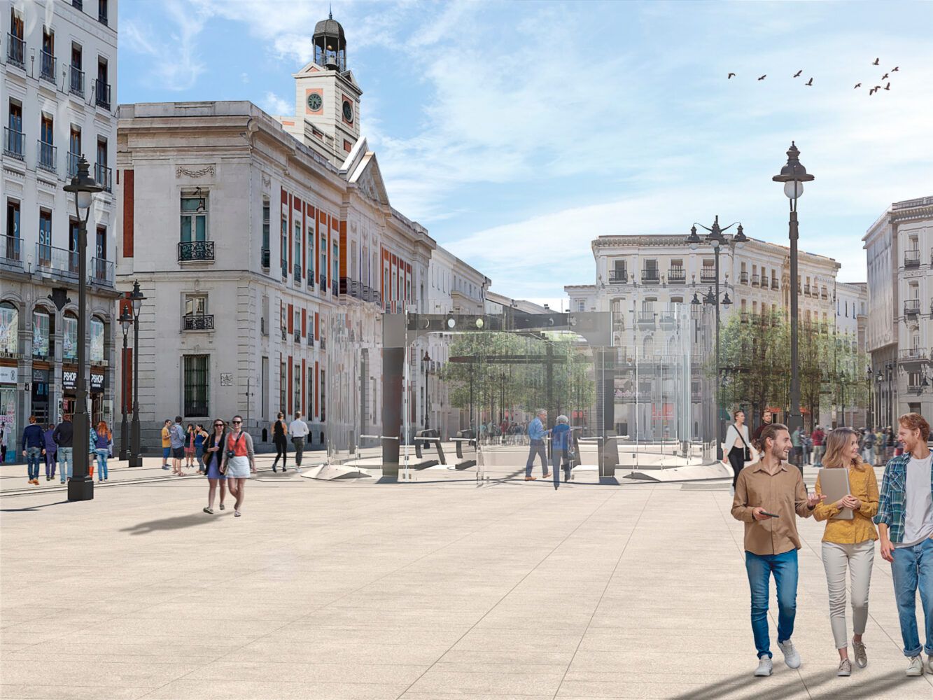 Remodelación de la Puerta del Sol de Madrid